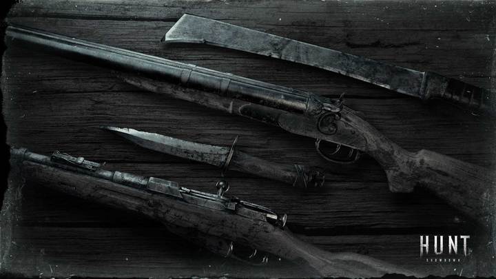 [1920x1080] Hunt: Showdown Weapon Desk Wallpaper